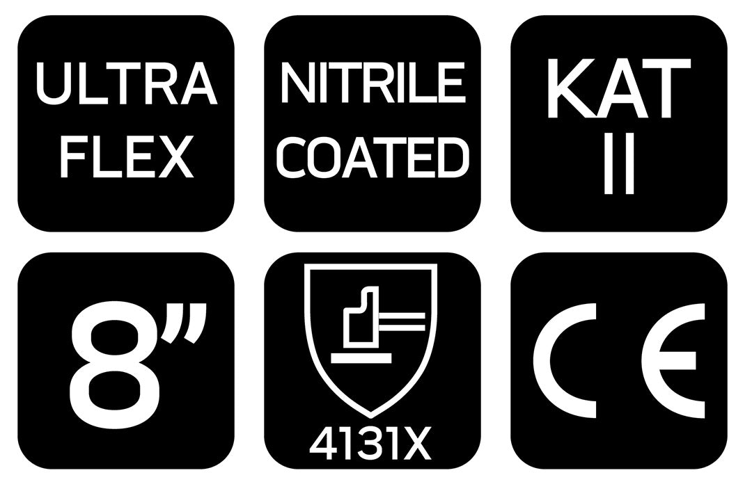 Pracovné rukavice Ultraflex, nylon-spandex, polymetylnitrilový (penový) povlak, 4131X, veľkosť 8 od NEO TOOLS nájdeš na naravis.sk