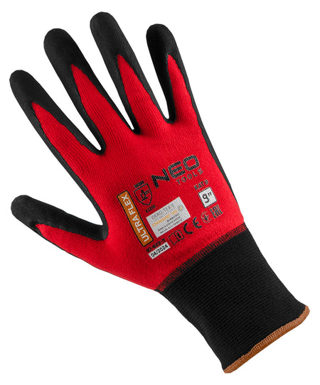 Pracovné rukavice Ultraflex, nylon-spandex, polymetylnitrilový (penový) povlak, 4131X, veľkosť 9 od NEO TOOLS nájdeš na naravis.sk