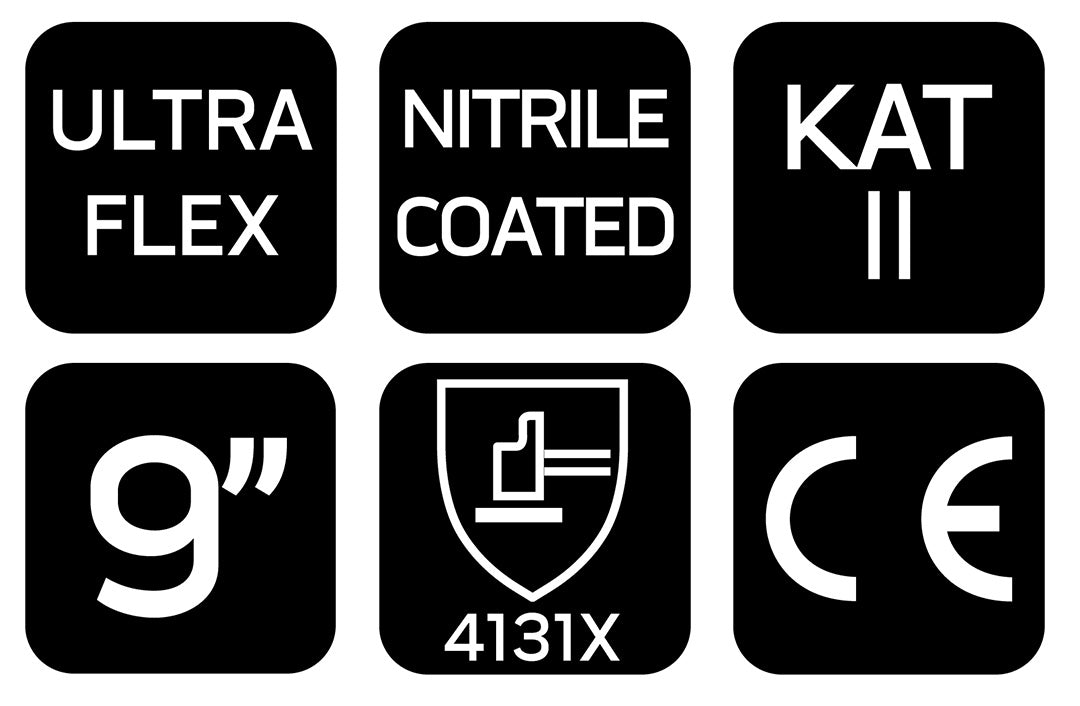Pracovné rukavice Ultraflex, nylon-spandex, polymetylnitrilový (penový) povlak, 4131X, veľkosť 9 od NEO TOOLS nájdeš na naravis.sk