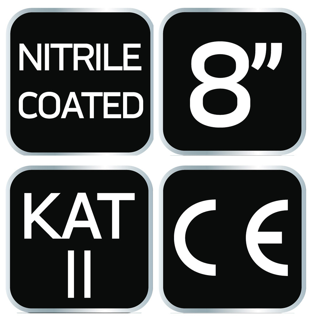 Pracovné rukavice, bavlnené, plne potiahnuté nitrilom, 4121X, veľkosť 8 od NEO TOOLS nájdeš na naravis.sk
