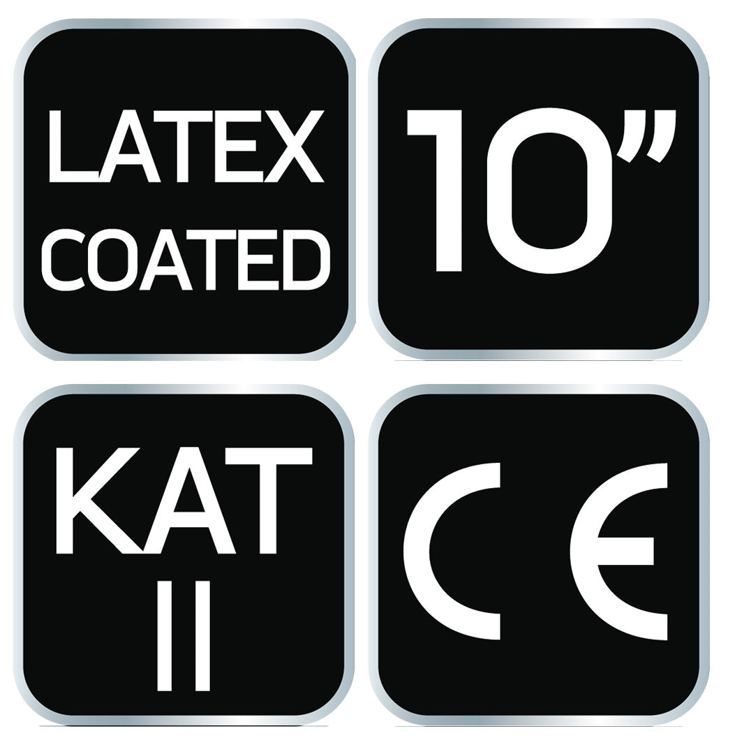 Pracovné rukavice, polyester potiahnutý latexom (krincle),3131X, veľkosť 10 od NEO TOOLS nájdeš na naravis.sk