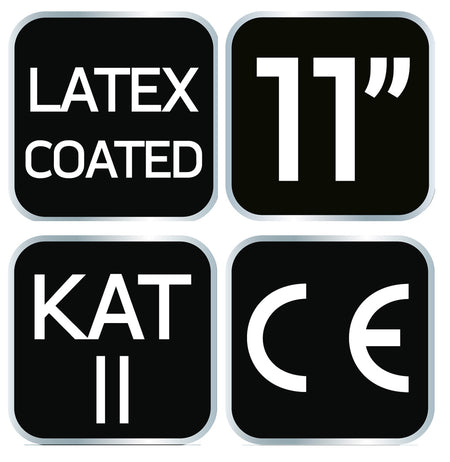Pracovné rukavice, polyester potiahnutý latexom (krincle),3131X, veľkosť 11 od NEO TOOLS nájdeš na naravis.sk