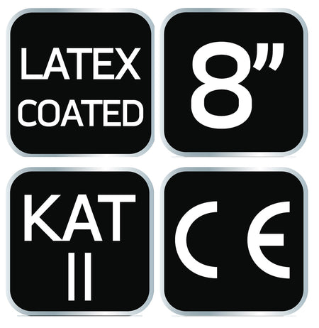 Pracovné rukavice, polyester potiahnutý latexom (krincle),3131X, veľkosť 8 od NEO TOOLS nájdeš na naravis.sk