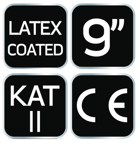 Pracovné rukavice, polyester potiahnutý latexom (krincle),3131X, veľkosť 9 od NEO TOOLS nájdeš na naravis.sk