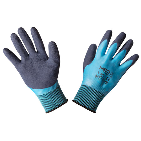 Pracovné rukavice, polyester potiahnutý latexom (2 vrstvy), 3141X, veľkosť 8 od NEO TOOLS nájdeš na naravis.sk