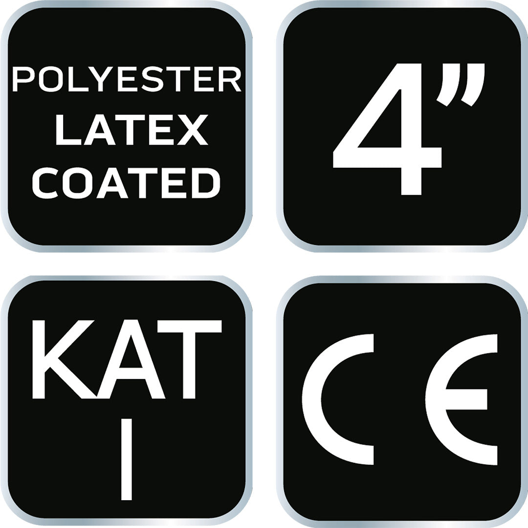 Detské pracovné rukavice, polyester s latexovým povlakom (krincle), veľkosť 4 od NEO TOOLS nájdeš na naravis.sk