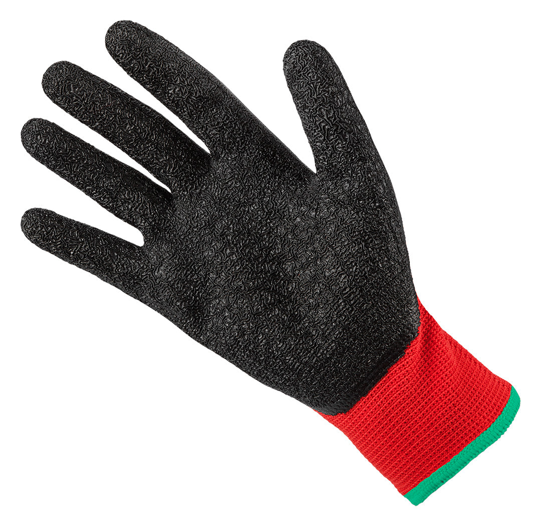 Pracovné rukavice, polyester s latexovým povlakom (krincle),3121X, veľkosť 8 (karta) od NEO TOOLS nájdeš na naravis.sk