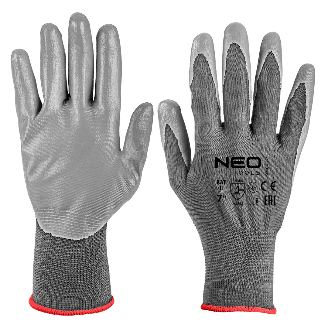 Pracovné rukavice, polyester s PU povlakom, 4131X, veľkosť 7 od NEO TOOLS nájdeš na naravis.sk