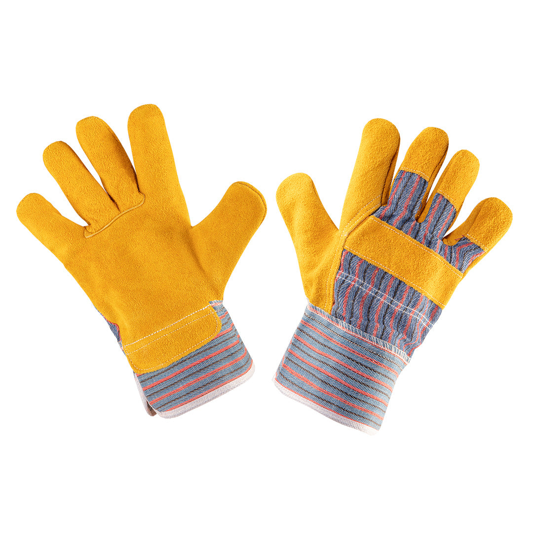 Pracovné rukavice, žltá hovädzia štiepaná koža, 10.5" od NEO TOOLS nájdeš na naravis.sk