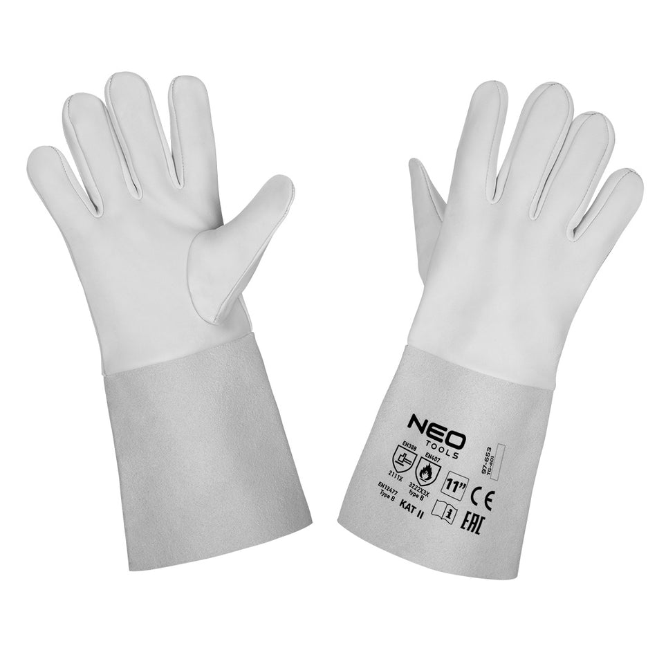 Zváračské rukavice, veľkosť 11", CE od NEO TOOLS nájdeš na naravis.sk