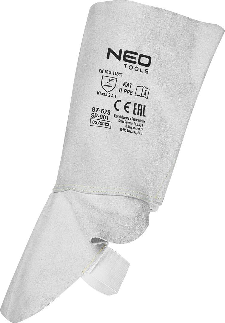 Zváračské kožené chrániče topánok od NEO TOOLS nájdeš na naravis.sk