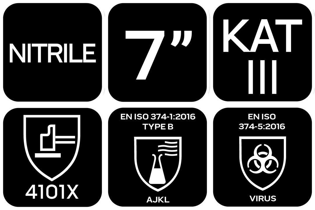 Chemicky odolné nitrilové rukavice, veľkosť 7 od NEO TOOLS nájdeš na naravis.sk