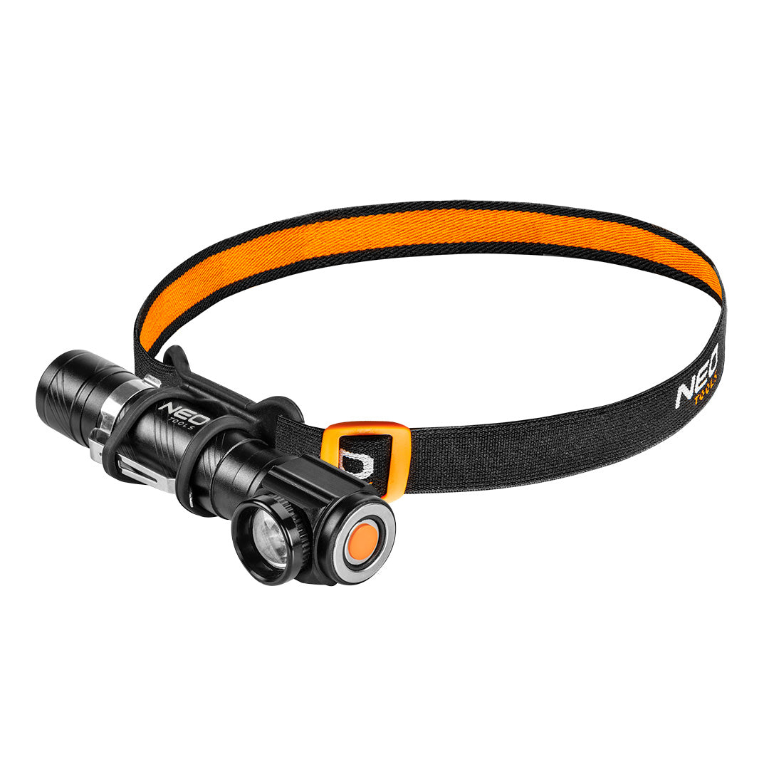 USB dobíjateľný svetlomet 800 lm CREE XML-T6 LED od NEO TOOLS nájdeš na naravis.sk