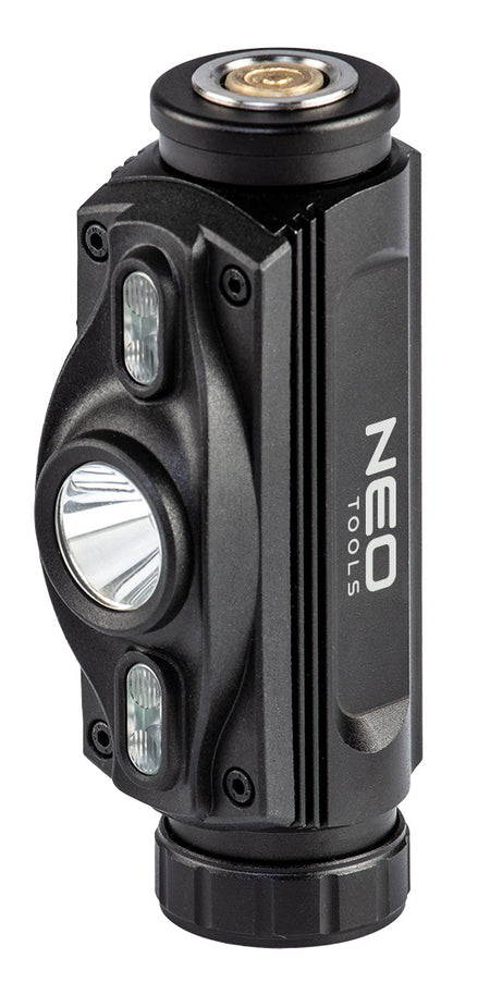 USB dobíjateľný svetlomet 1000 lm červená/modrá CREE LED + LED od NEO TOOLS nájdeš na naravis.sk