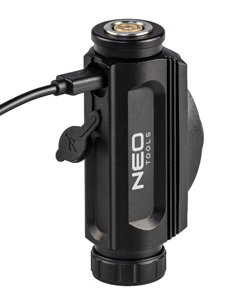 USB dobíjateľný svetlomet 1000 lm červená/modrá CREE LED + LED od NEO TOOLS nájdeš na naravis.sk