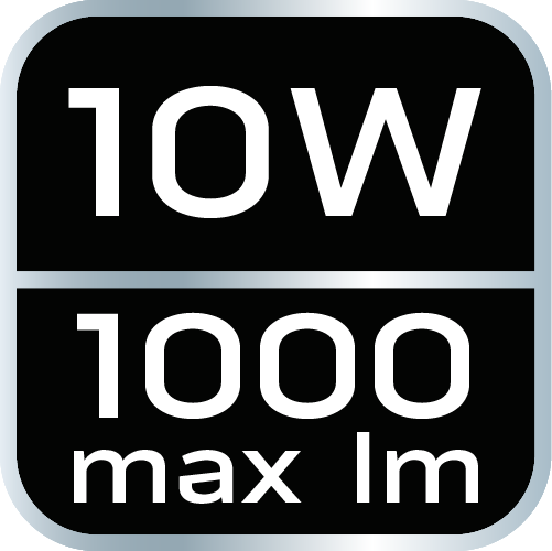 USB dobíjateľný svetlomet 1000 lm červená/modrá CREE LED + LED od NEO TOOLS nájdeš na naravis.sk