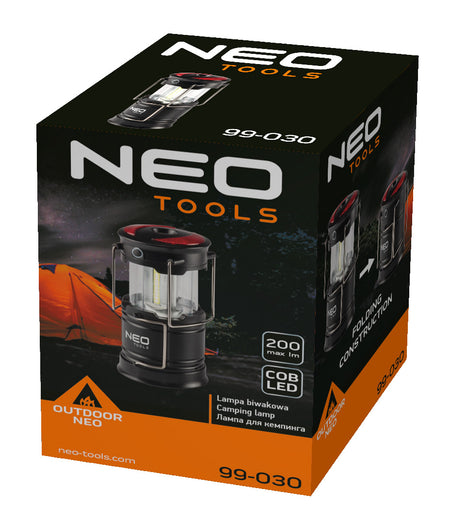 Batériové kempingové svetlo 200 lm 3xAA 3 v 1 COB LED od NEO TOOLS nájdeš na naravis.sk