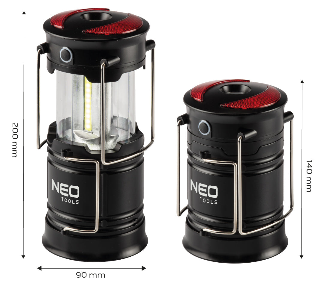 Batériové kempingové svetlo 200 lm 3xAA 3 v 1 COB LED od NEO TOOLS nájdeš na naravis.sk