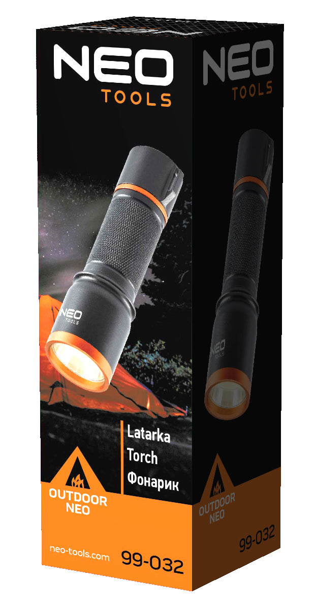 Batériová baterka 3xAA 200 lm COB LED od NEO TOOLS nájdeš na naravis.sk