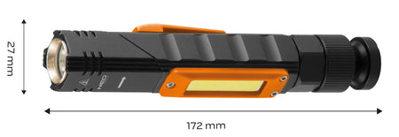 USB dobíjacia baterka 300 lm 2 v 1 CREE XPE + COB LED od NEO TOOLS nájdeš na naravis.sk