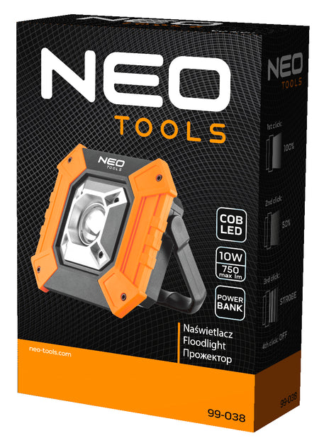 COB 750 lm batériový reflektor od NEO TOOLS nájdeš na naravis.sk