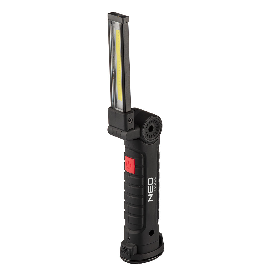 Batériová dielenská lampa 200 lm COB + baterka od NEO TOOLS nájdeš na naravis.sk