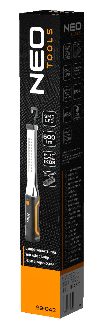 Batériová dielenská lampa 600 lm SMD od NEO TOOLS nájdeš na naravis.sk