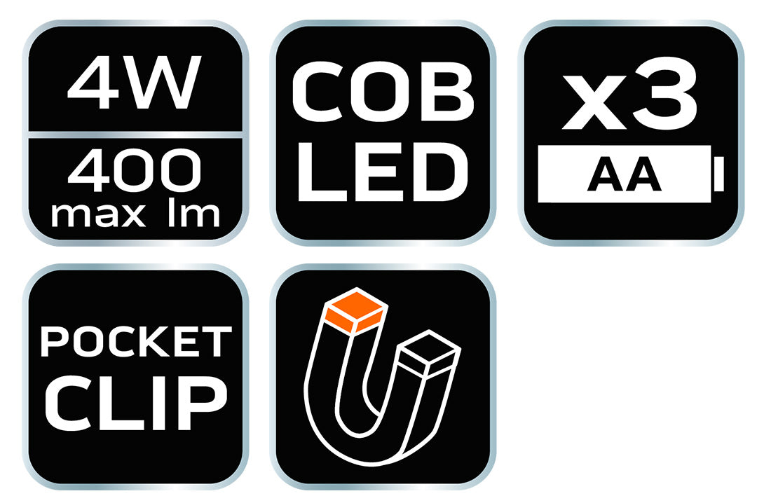 Batériová inšpekčná lampa 400 lm COB od NEO TOOLS nájdeš na naravis.sk