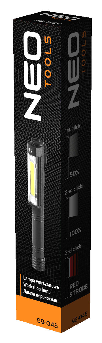 Batériová inšpekčná lampa 400 lm COB od NEO TOOLS nájdeš na naravis.sk