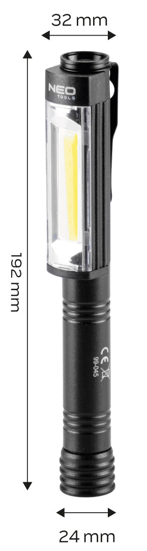 Batériová inšpekčná lampa 400 lm COB od NEO TOOLS nájdeš na naravis.sk