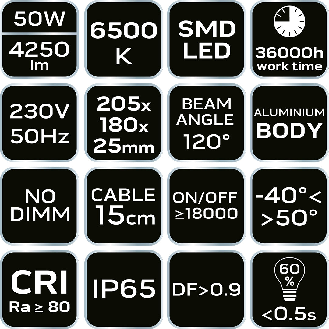 Reflektor SMD 50W 4250 lm 230V od NEO TOOLS nájdeš na naravis.sk