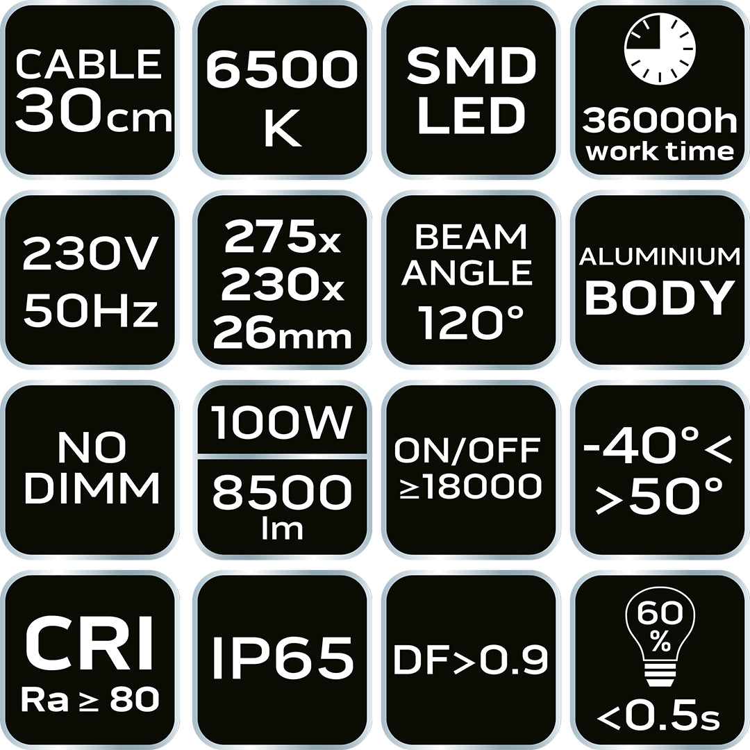 Reflektor SMD 100W 8500 lm 230V od NEO TOOLS nájdeš na naravis.sk