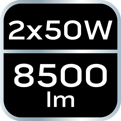 Reflektor dvojitý 2x50W SMD LED 8500lm 230V na stojane 1.8m od NEO TOOLS nájdeš na naravis.sk