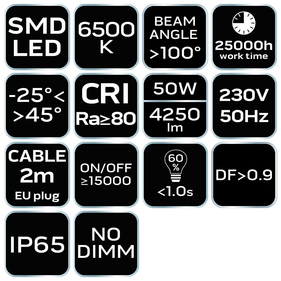 Reflektor 50W SMD LED 4250 lm 230VPrenosný od NEO TOOLS nájdeš na naravis.sk