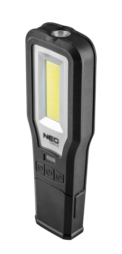 Dielenská lampa 550 lm COB LED + základňa + nabíjačka od NEO TOOLS nájdeš na naravis.sk