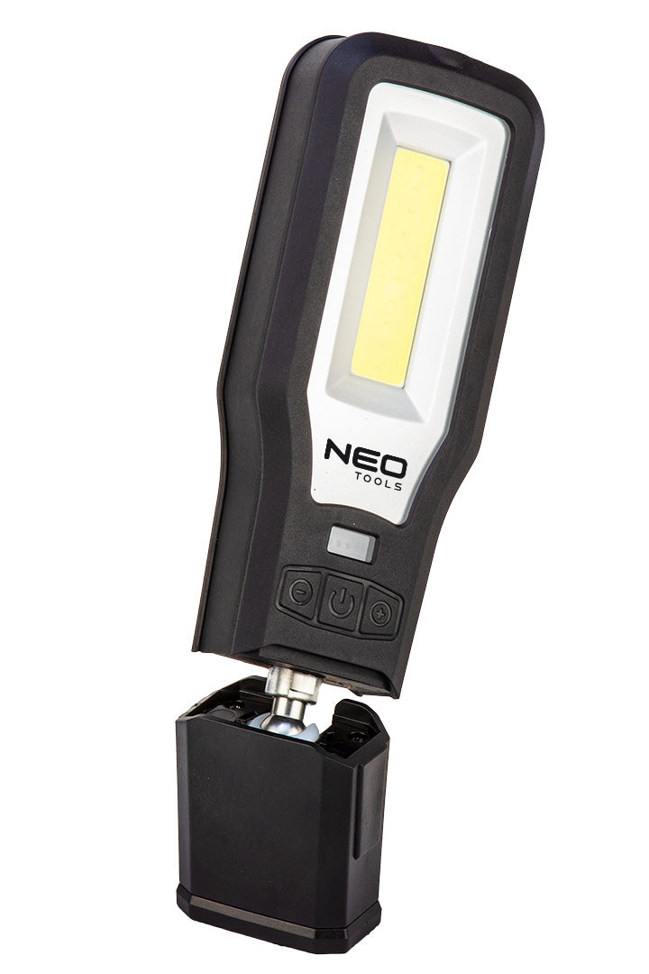 Dielenská lampa 550 lm COB LED + základňa + nabíjačka od NEO TOOLS nájdeš na naravis.sk