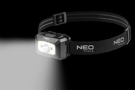 Batéria USB čelovka 250 lm COB LED + senzor pohybu od NEO TOOLS nájdeš na naravis.sk