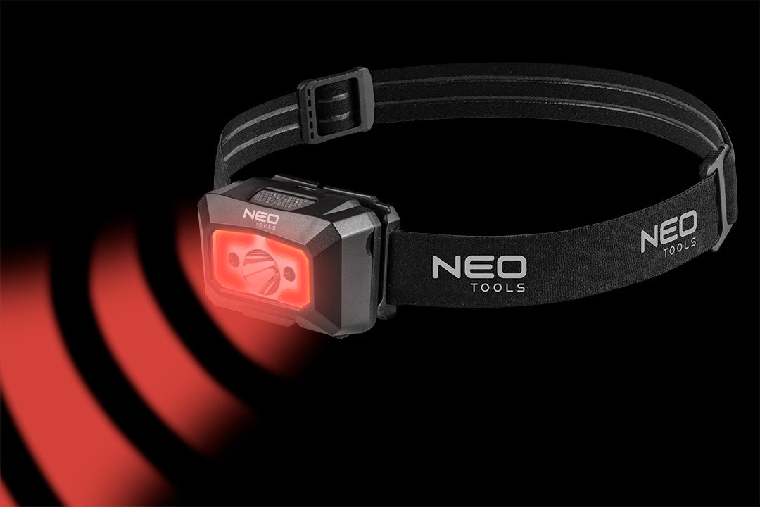 Batéria USB čelovka 250 lm COB LED + senzor pohybu od NEO TOOLS nájdeš na naravis.sk