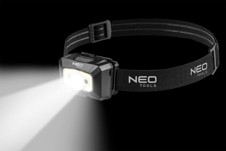 Batéria USB čelovka 250 lm COB LED + senzor pohybu od NEO TOOLS nájdeš na naravis.sk