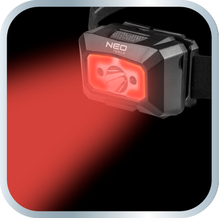 Batéria USB čelovka 250 lm COB LED + senzor pohybu od NEO TOOLS nájdeš na naravis.sk