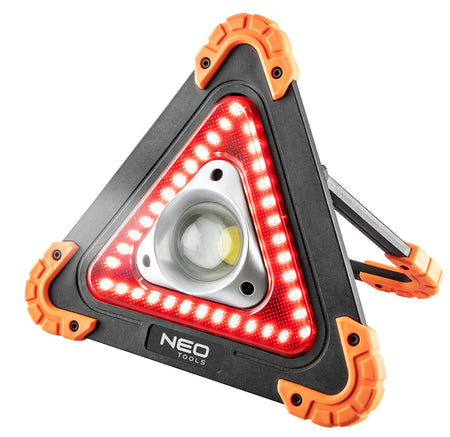 Akumulátorová lampa + výstražný trojuholník 2 v 1 od NEO TOOLS nájdeš na naravis.sk