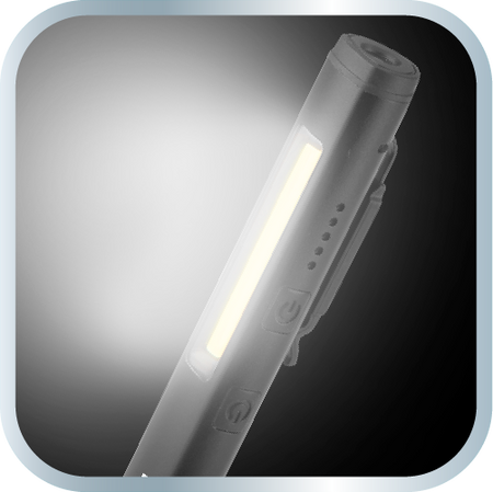 Inšpekčná lampa 450 lm COB LED + laser + UV + 4 v 1 baterka od NEO TOOLS nájdeš na naravis.sk