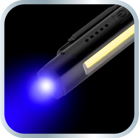 Inšpekčná lampa 450 lm COB LED + laser + UV + 4 v 1 baterka od NEO TOOLS nájdeš na naravis.sk