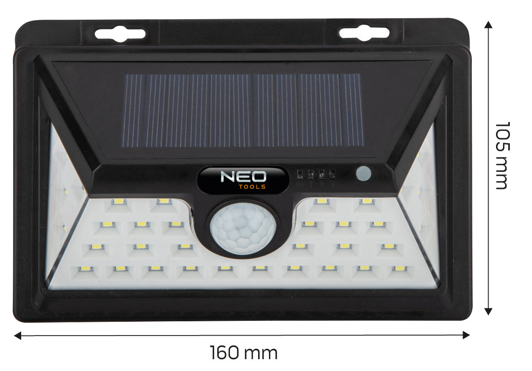 Solárna nástenná lampa SMD LED 350 lm od NEO TOOLS nájdeš na naravis.sk