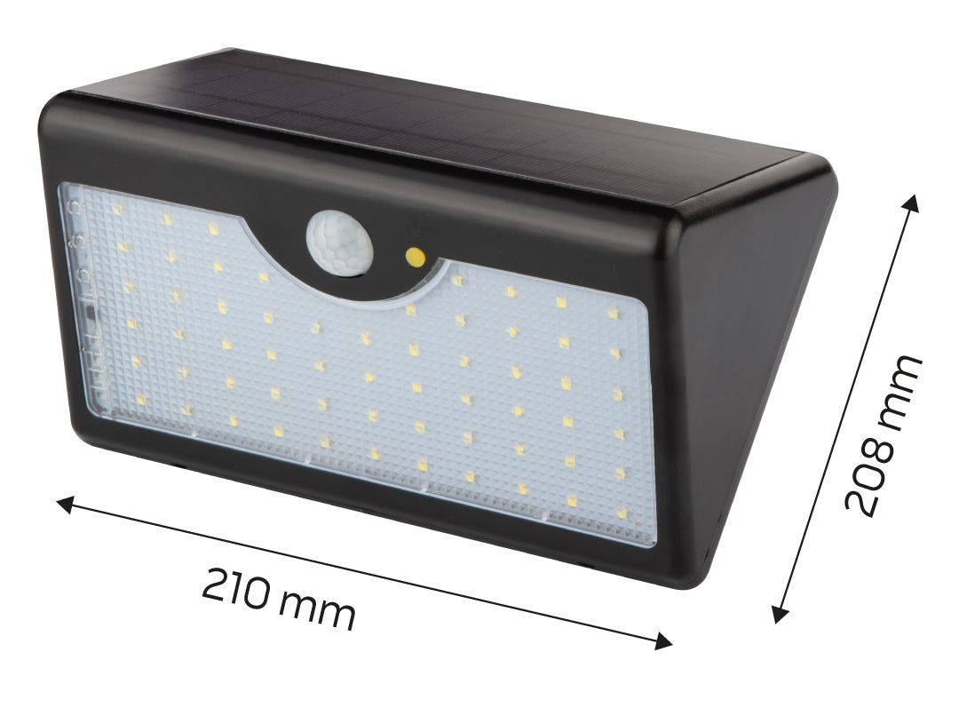 Nástenná solárna lampa + diaľkové ovládanie SMD LED 900 lm od NEO TOOLS nájdeš na naravis.sk