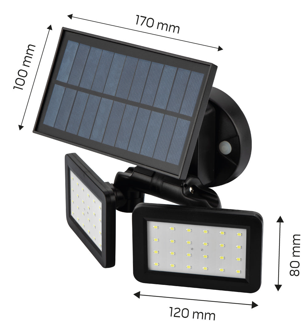 Solárna nástenná lampa SMD LED 450 lm od NEO TOOLS nájdeš na naravis.sk