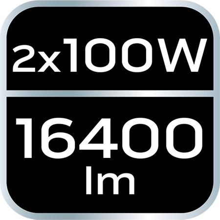 Twin Spotlight 2x100W SMD LED 2 x 8500lm na 1,8m statíve od NEO TOOLS nájdeš na naravis.sk