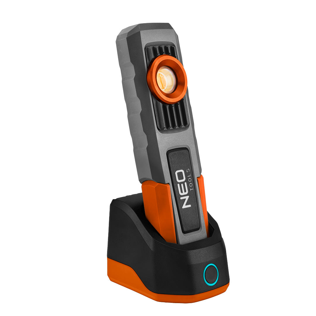 Farebne zladená lampa 2 v 1 + stanica a nabíjačka od NEO TOOLS nájdeš na naravis.sk