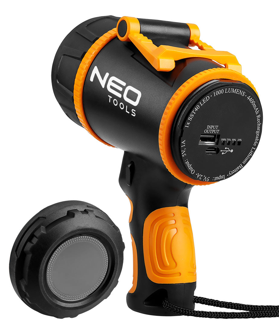 Vyhľadávacia lampa 1000lm od NEO TOOLS nájdeš na naravis.sk