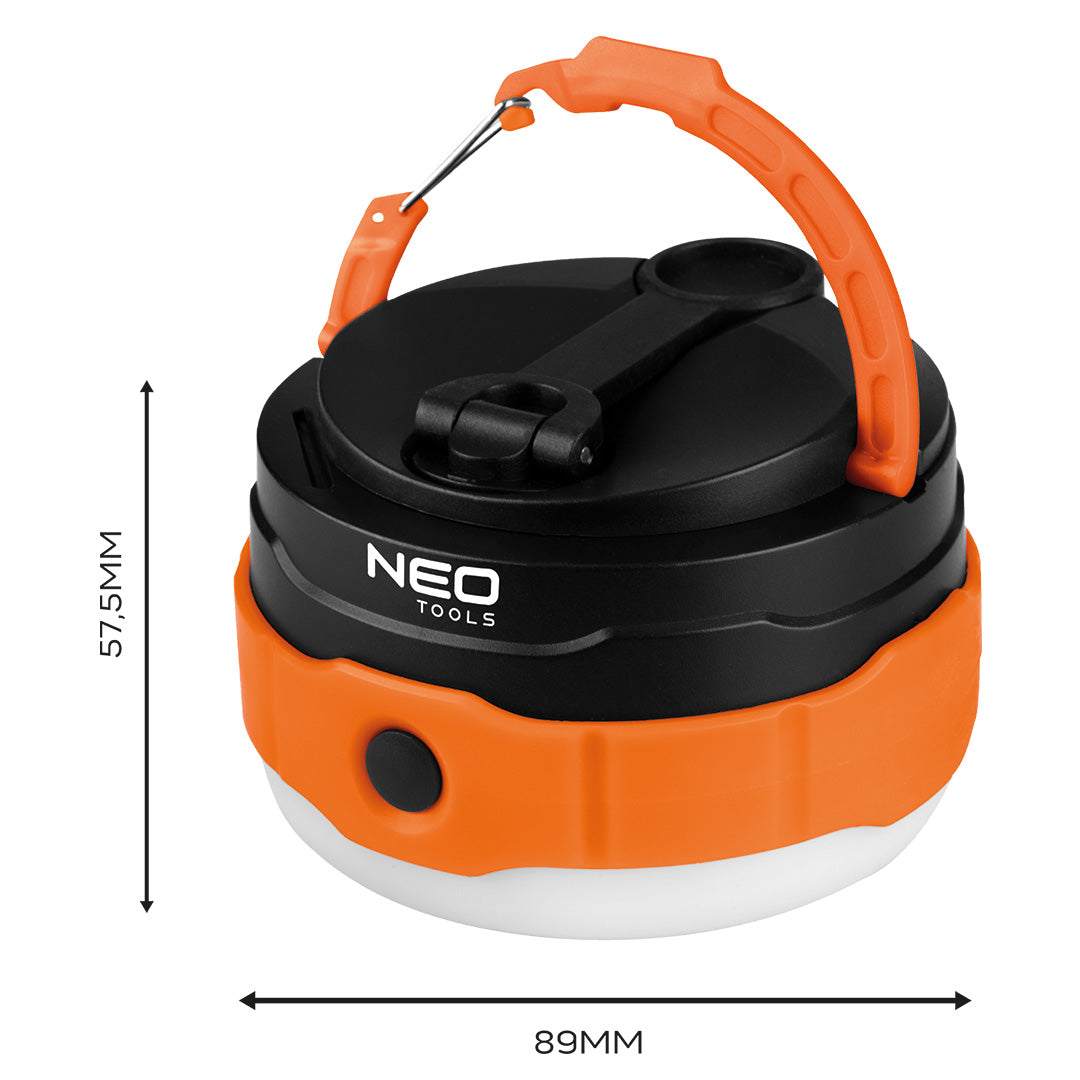 Kempingová lampa 3 v 1 od NEO TOOLS nájdeš na naravis.sk